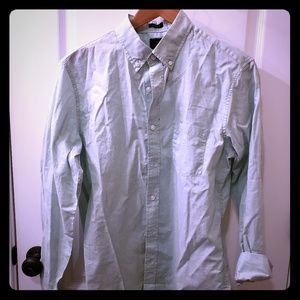 J Crew Light Green Buttondown